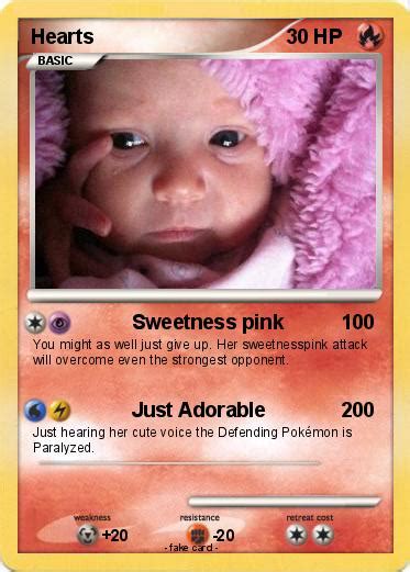Pokémon Hearts 12 12 Sweetness Pink My Pokemon Card