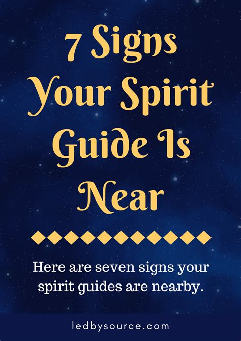 7 Signs Your Spirit Guide Is Near In 2020 Spirit Guides Spiritual