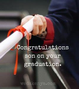Maybe you would like to learn more about one of these? 50+ Graduation Wishes for Son - Messages & Quotes - Weds Kenya
