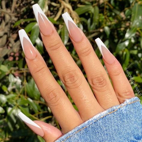 French Tip Acrylic Nails Ombre Acrylic Nails Simple Acrylic Nails