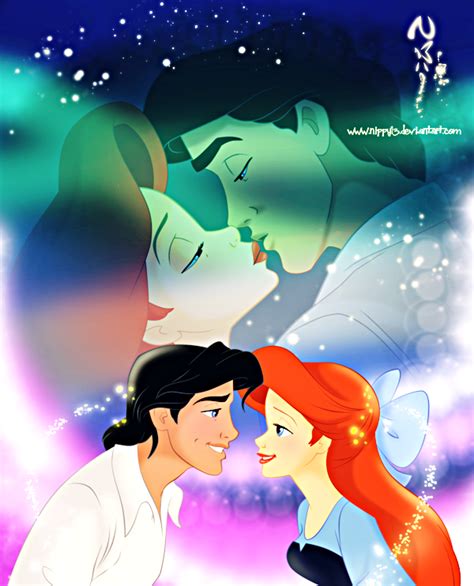 Disney Princess Ariel And Eric Wallpaper