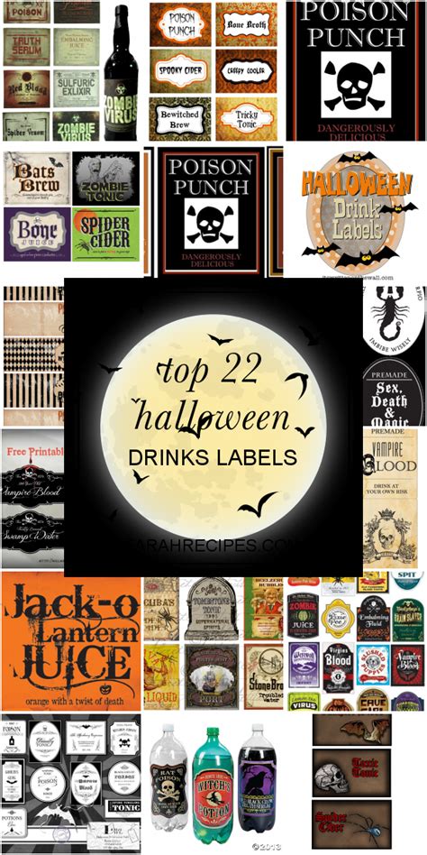Top 22 Halloween Drinks Labels Most Popular Ideas Of All Time