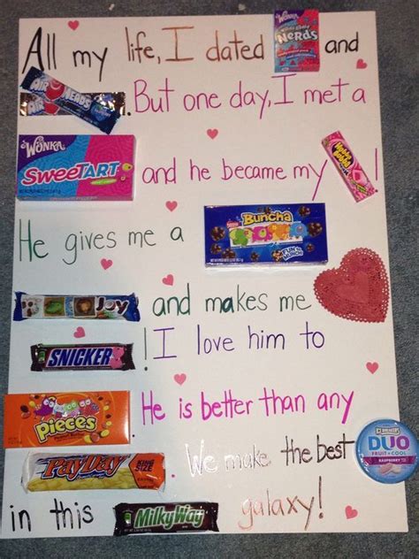Here are some unique valentines day gift ideas for boyfriend or husband. Candy Card | DIY Valentines Day Gift Ideas for Him | diy ...