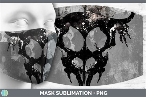 Cow Skull Mask Sublimation Bundle Face Mask Designs By Enliven