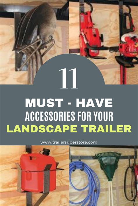 Landscape Trailer Accessories Will Help You Make The Most Of Your Space
