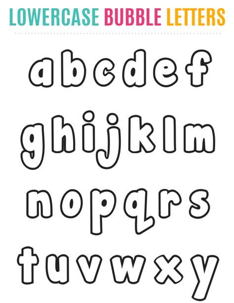 Old English Bubble Letters