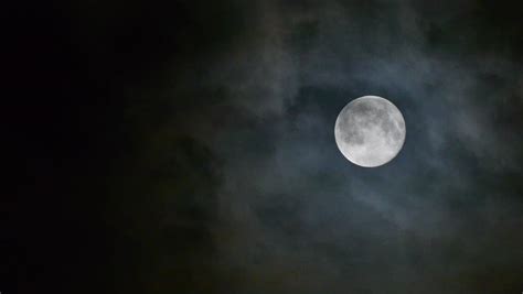 Full Moon At Night With Stock Footage Video 100 Royalty