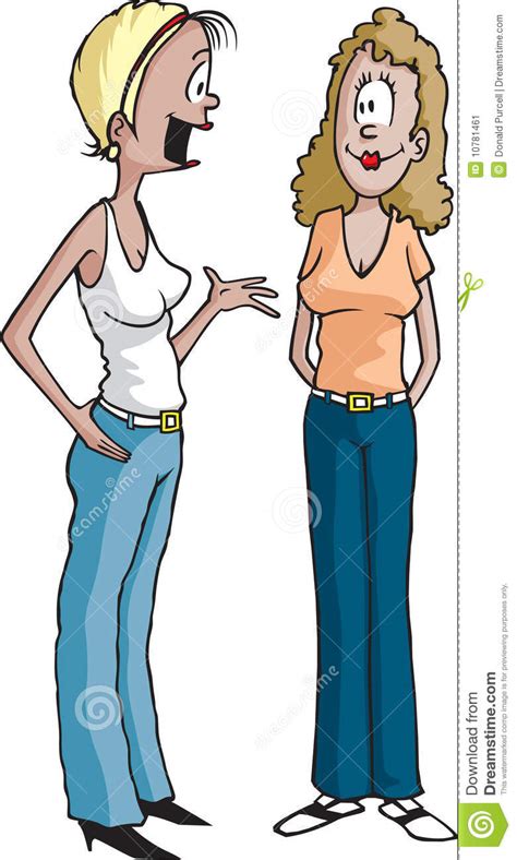 Two Women Talking Stock Image Image 10781461
