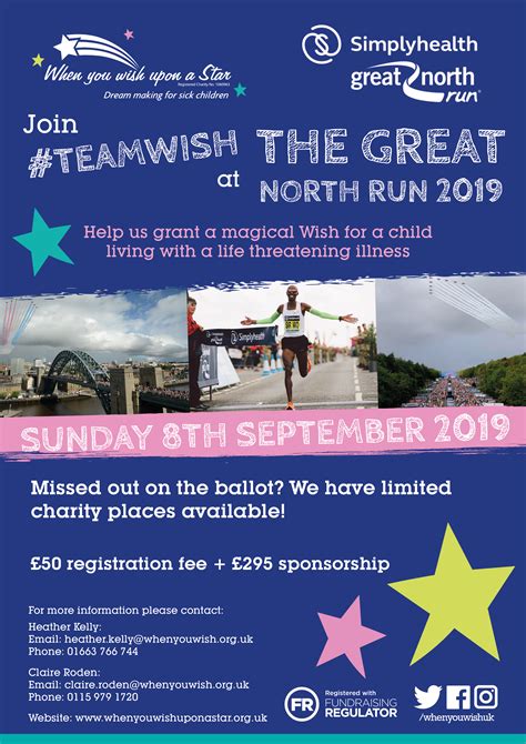 86 photos · 569 views. Events | Great North Run 2019 | When you Wish Upon a Star