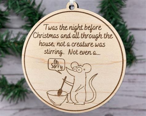Funny Night Before Christmas Ornament Etsy