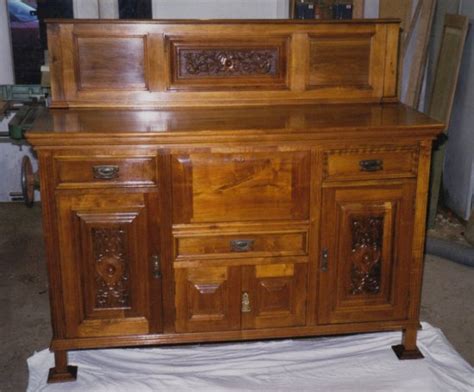 Item features art nouveau cupboard sideboard. Art Nouveau Walnut Sideboard