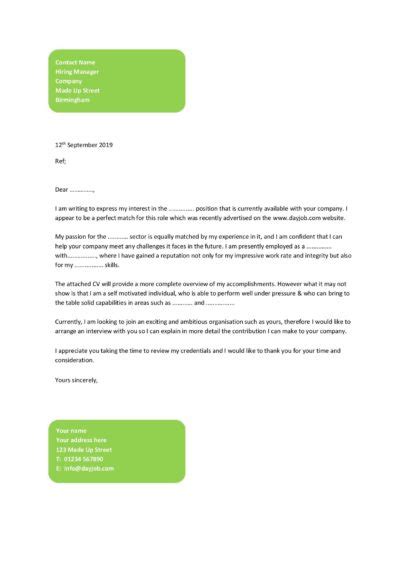 However, many applicants end up duplicating their resume in application letters, which is a. Simple Application Letter Sample For Any Vacant Position ...