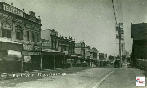 Forest Rdhurstville In Southern Sydney In 1918looking East Along