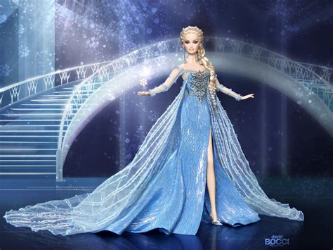 Elsa Frozen Ooak Doll Barbie Wedding Dress Barbie Gowns Barbie
