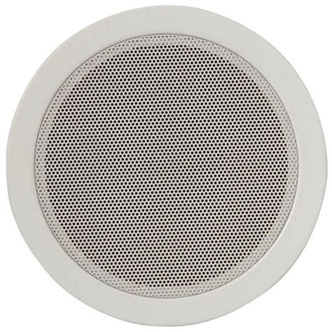 The product's dimension is 5.4 x 11 x 11 inches. 8W 6.5 inch 100V Line Ceiling Speaker - Pulse