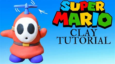 Making Shy Guy From Mario With Polymer Clay Tutorial Youtube