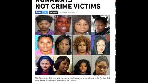 Missing Black Girls In Dc Spark Outrage~the Dc Media Claims Theyre Just Runaways Not