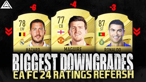 FIFA 24 (EA FC 24) | BIGGEST RATING DOWNGRADES | FT. Ronaldo, Maguier