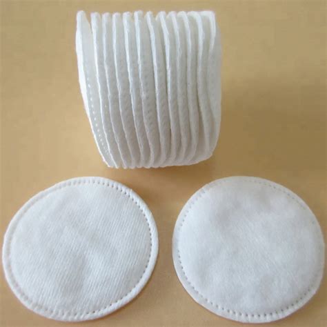 Nonwoven Round Makeup Cotton Padsfacial Skin Wiping Pads Of Plum Blossom Knurling Buy
