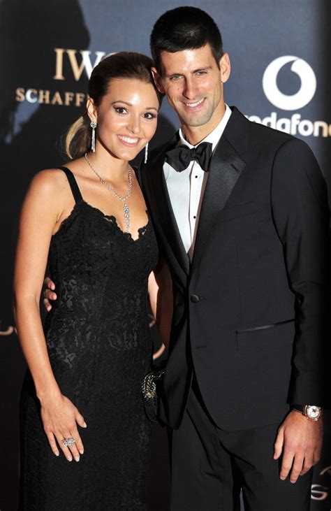 The couple began dating in 2005 and got engaged in september 2013. Novak Djokovic's Wife Reportedly Gives Birth to Baby Boy