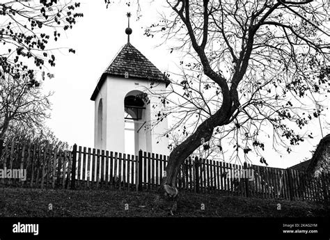 Small White Bell Tower Stock Photo Alamy