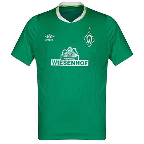 Umbro werder bremen football men's home ss jersey 2018/19 green size uk l. Umbro Werder Bremen Home Jersey 2019-2020
