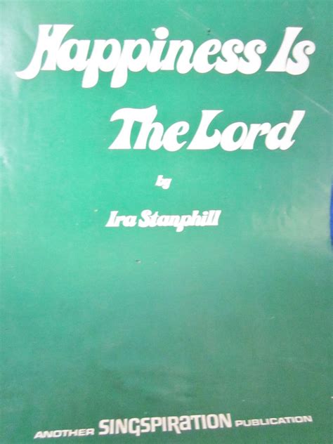 Sheet Music Happiness Is The Lord By Ira Stanphill Other Formats