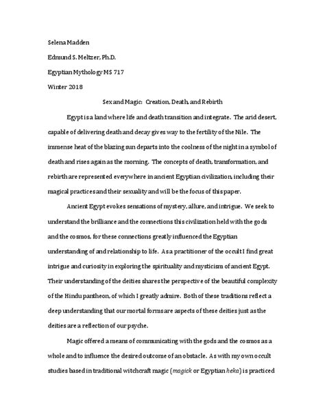 Pdf Sex And Sexuality In Ancient Egypt Richard Sullivan