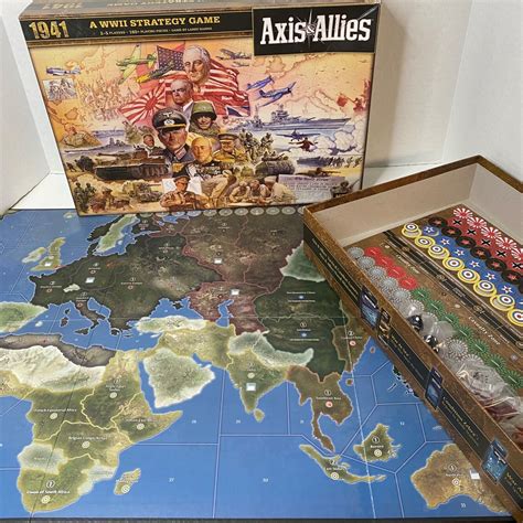 Axis And Allies 1941 Board Game The World Is At War Avalon Hill