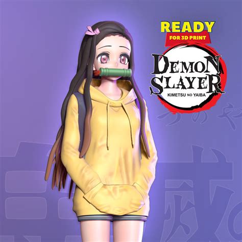 Nezuko Kamado Demon Slayer Fanart 3d Model 3d Printable Cgtrader
