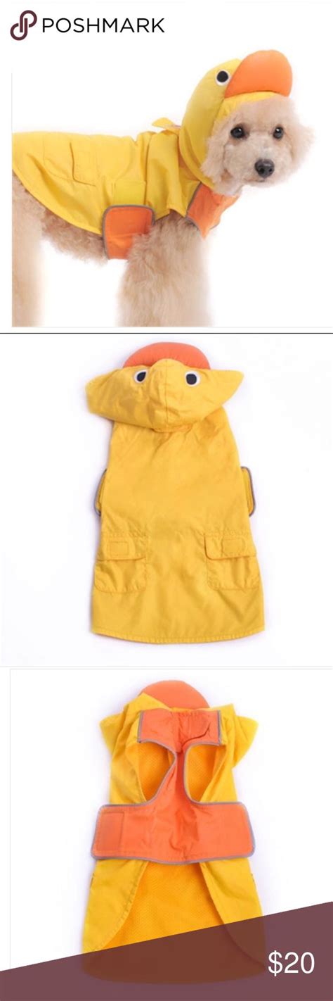 Duck Raincoat For Dogs Size Medium Duck Raincoat By Dogo Pet Size