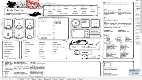 Why use a d&d character creator? OC DM Tool Character Generator : DnD