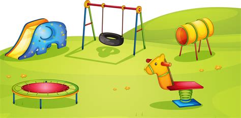 Playground Clipart Draw Children Garden Icon Transparent Cartoon