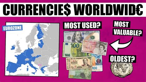 Currencies Of Countries Around The World Youtube