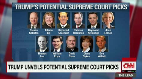 13 Times Trumps Potential Supreme Court Pick Mocked Him Cnnpolitics