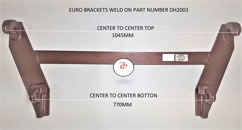 Quick Attach Euro Brackets Weld On Dh Farm Machinery