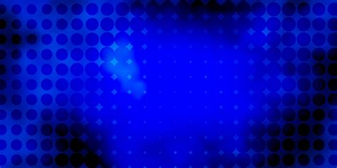 Dark Blue Vector Backdrop With Dots 1814587 Vector Art At Vecteezy