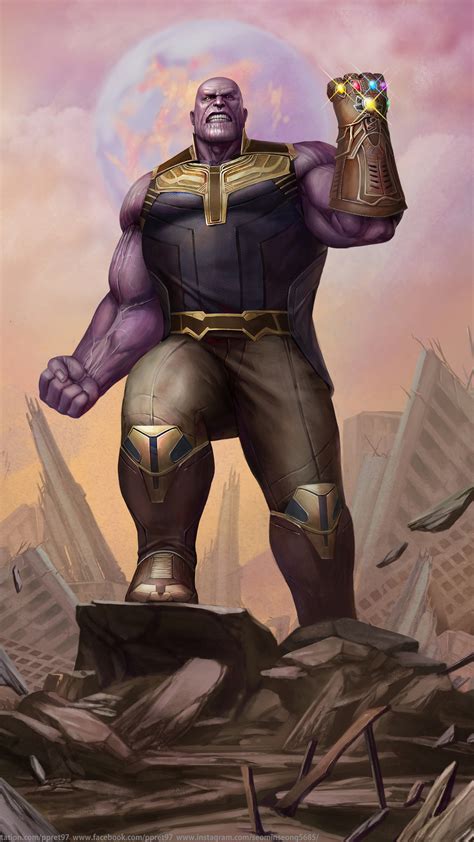1080x1920 1080x1920 Thanos Hd Superheroes Digital Art Artwork For