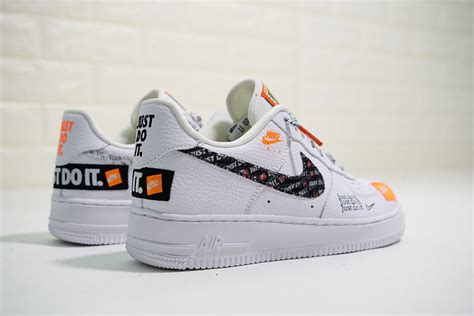 2018 Nike Air Force 1 07 Premium Just Do It White Cheap Price