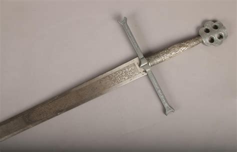 A Decorative Toledo Sword Marked Tanto Monta Length 121cm
