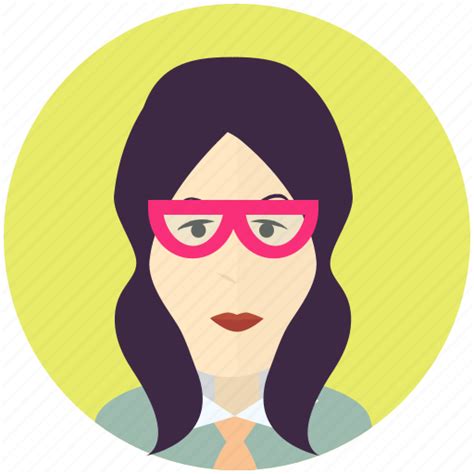 Avatar Avatars Female Nerd Profile User Woman Icon