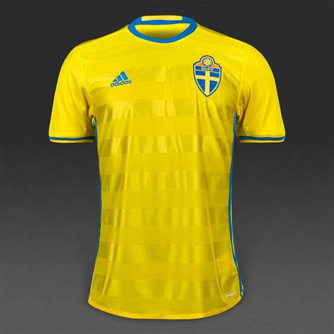 Swedish football jersey 2018 soccer store. Soccer Jerseys - adidas Sweden 15/16 Home Jersey - Replica ...