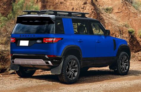 Fords Upcoming Small Suv Based On Bronco Rendered With Boxy Design