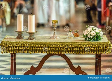 Table Of The Communion Stock Image Image Of Religious 173712521