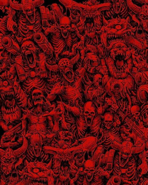 Doom Fan Art Dark Art Illustrations Satanic Art Dark Fantasy Art