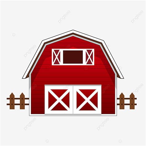 Red Barn Vector Png Images Red Barn Clipart Barn Clipart House Icon