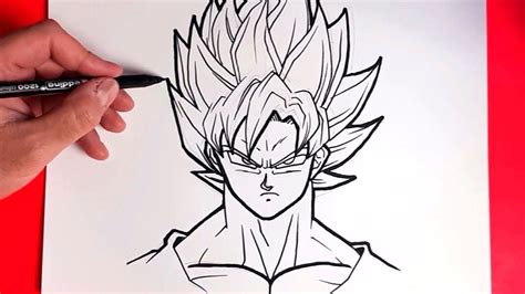 Como Dibujar A Goku A Lapiz Facil How To Draw Goku With My XXX Hot Girl