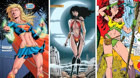 top 10 sexiest female comic book characters of all time youtube