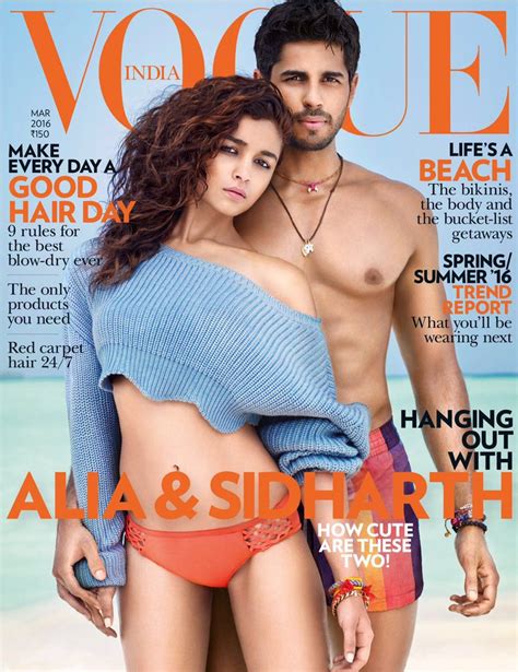 Sidharth Malhotra And Alia Bhatts Hottest Photo Shoot For Vogue