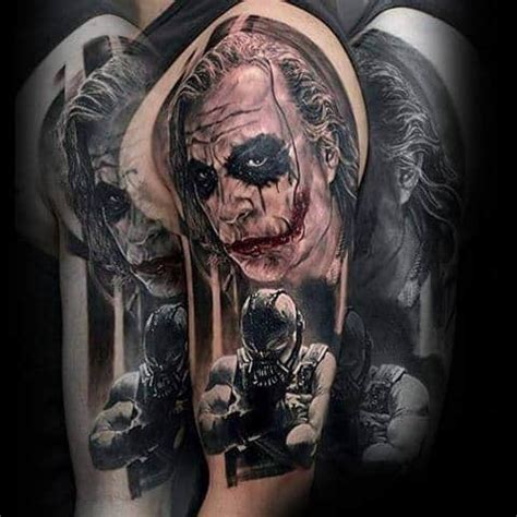 90 Joker Tattoos For Men - Iconic Villain Design Ideas